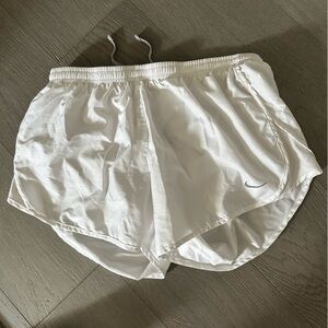 White Lined Nike Shorts